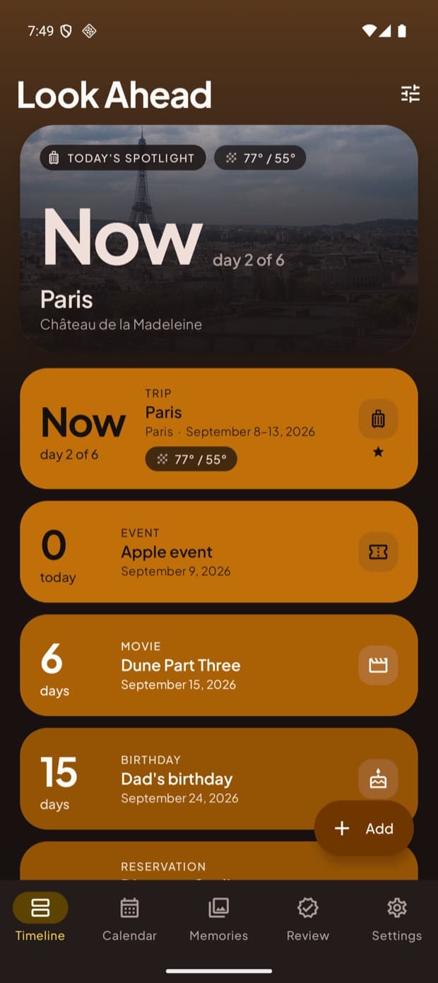 The same gradient in dark mode, contrast verified per theme.